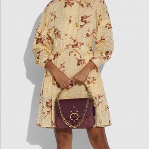 Beat Shoulder Bag With Horse And Carriage Print